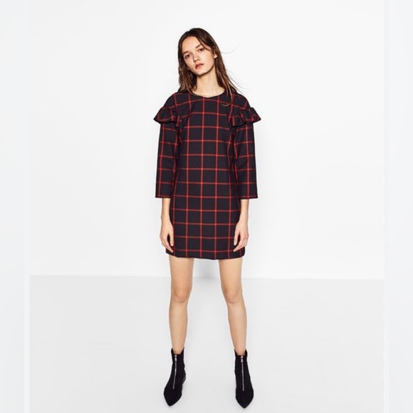 checked mini dress zara Zara | Dresses | Zara Checkered Mini Dress
